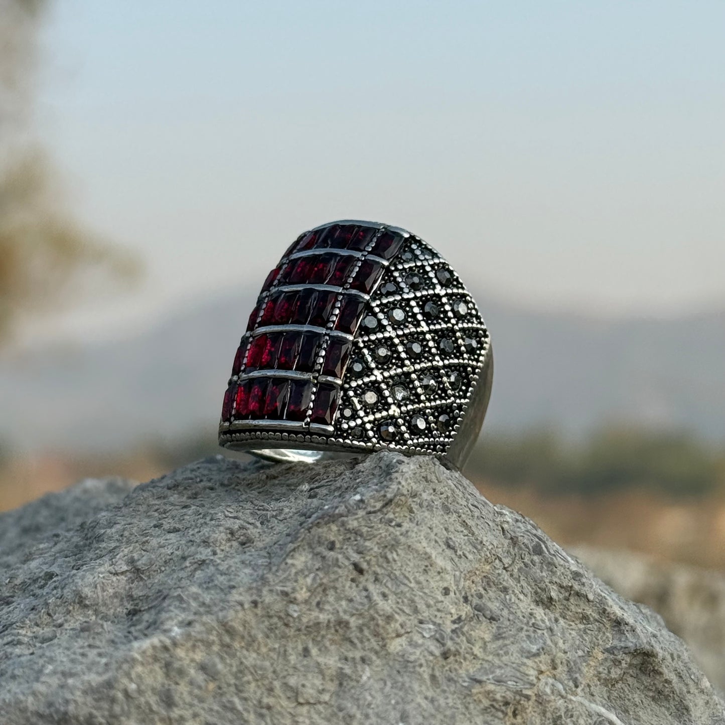 Ruby Turkish Clone Ring with Free Home Delivery