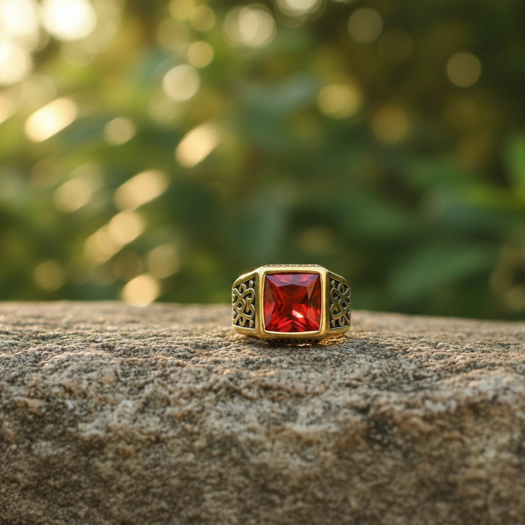 Ruby Turkish Clone Ring with Free Home Delivery