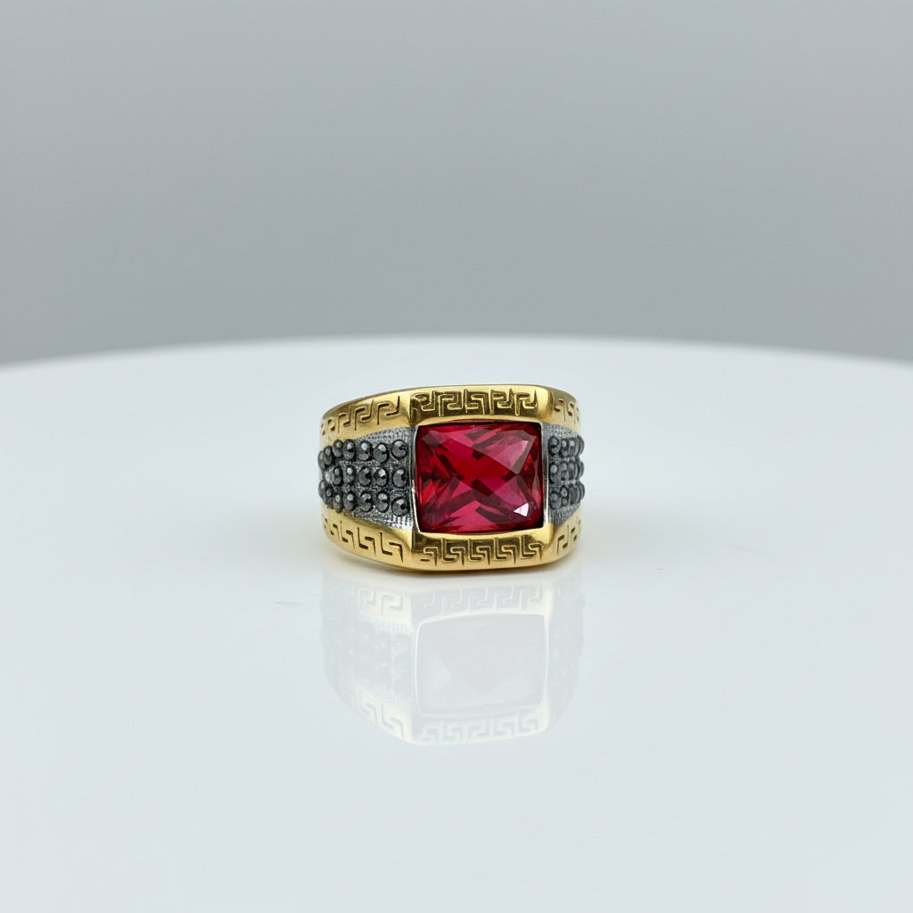 Ruby Turkish Clone Ring with Free Home Delivery