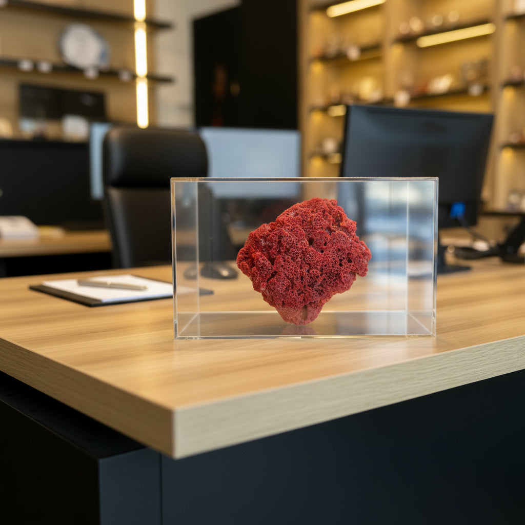 Natural Red Coral (Marjan) Specimen – 173 Grams