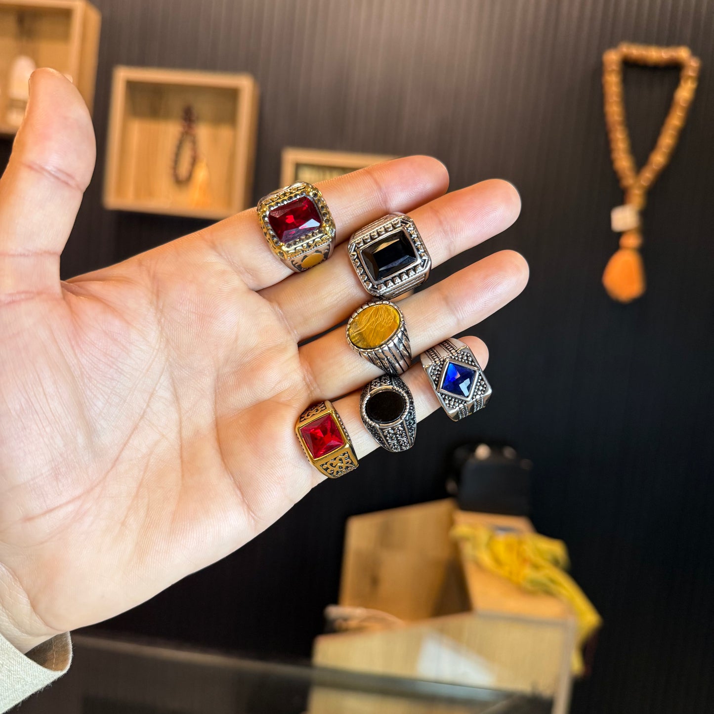 Deal of 6 Gemstone Rings + Top Selling 5 Perfume Kit — Free Home Delivery
Note: Ring size will be confirmed after your order is received.