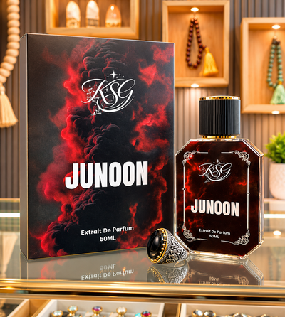 Junoon Perfume + FREE Aqeeq Ring – The Ultimate Luxury Deal