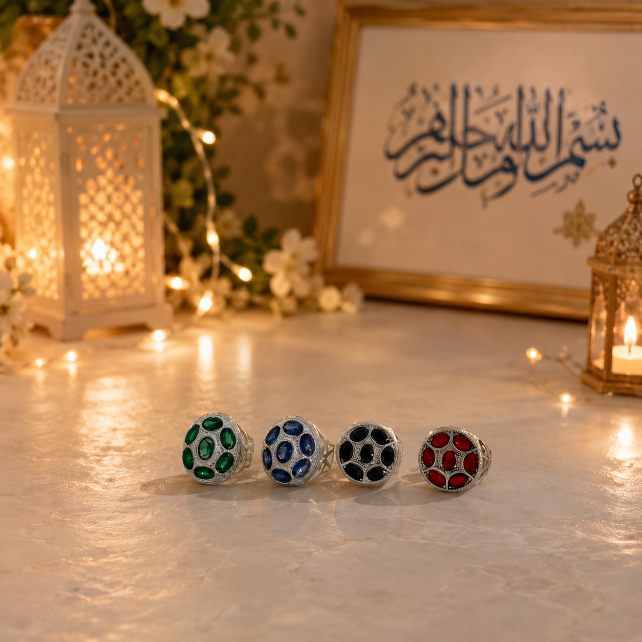 Premium Gemstone Ring Collection – 4 Beautiful Rings Deal | Only Rs. 2500