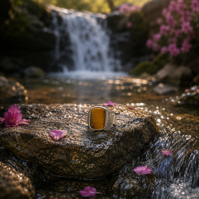 Elegant Tiger Eye Stone Ring – Timeless Style & Premium Finish