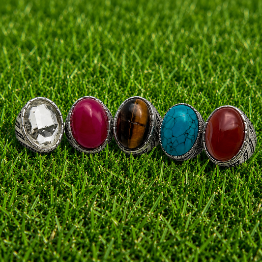 5 Premium Stone Rings Deal – Stylish Collection Only Rs. 2500